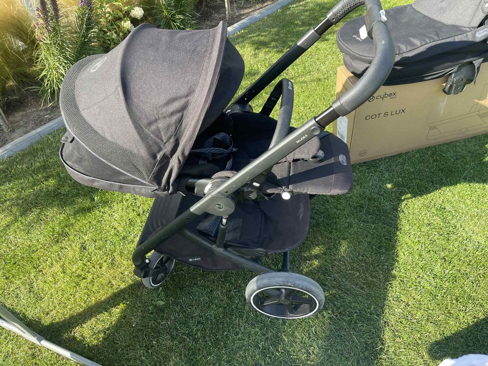 Sprzedam wózek Cybex Balios S, gondole oraz dostawkę Chicco - zestaw