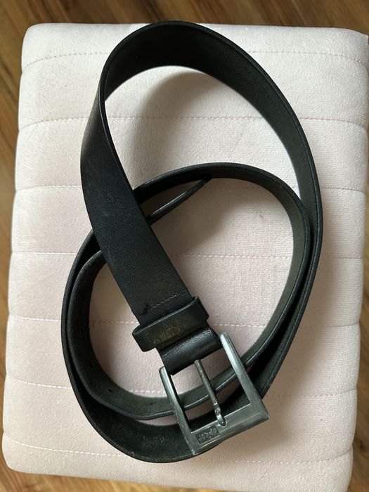 Мужской ремень. Коричневый , натуральная кожа . 135 см