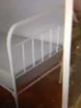 Cama de ferro antiga pesada