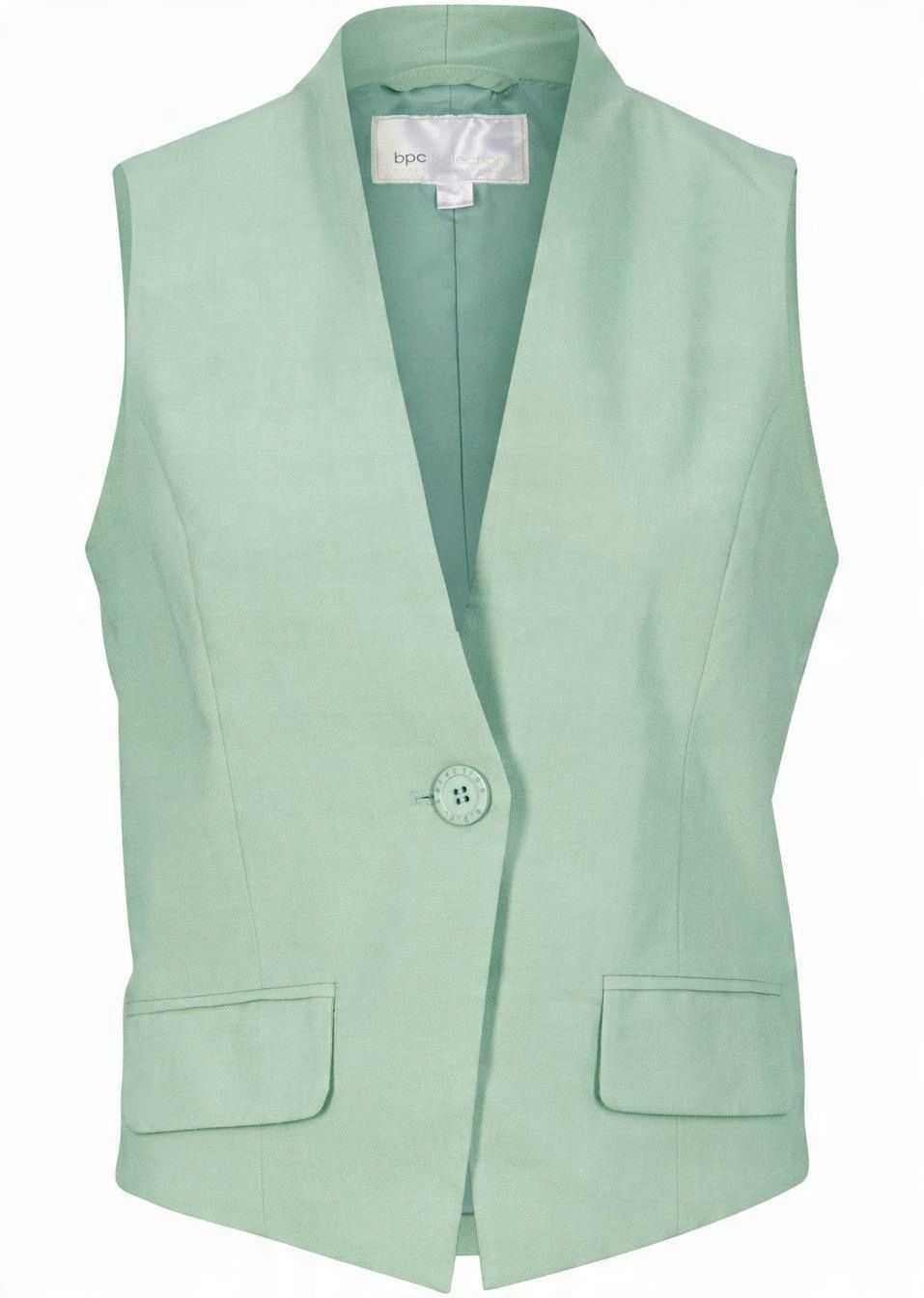 B.P.C kamizelka miętowa elegancka r.50