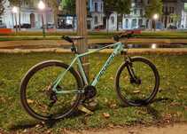 Bicicleta btt aro 29” + travão hidraulico + kit completo shimano XL