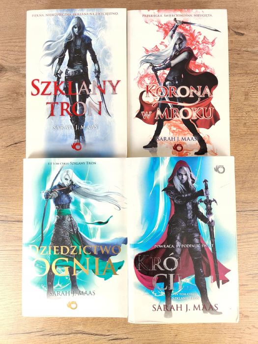 Szklany tron 1-4 / Zestaw / Sarah J. Maas