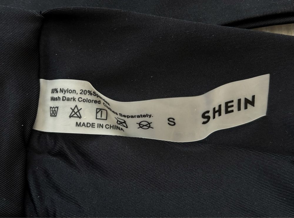 Czarne bikini, SHEIN!