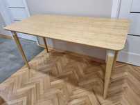 Bambusowe biurko / stół IKEA ANFALLARE / HILVER 140x65