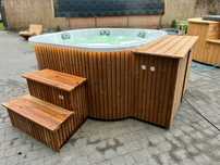 BALIA Jacuzzi Beczka ogrzewanie elektryczne/gazowe Akryl Thermowood
