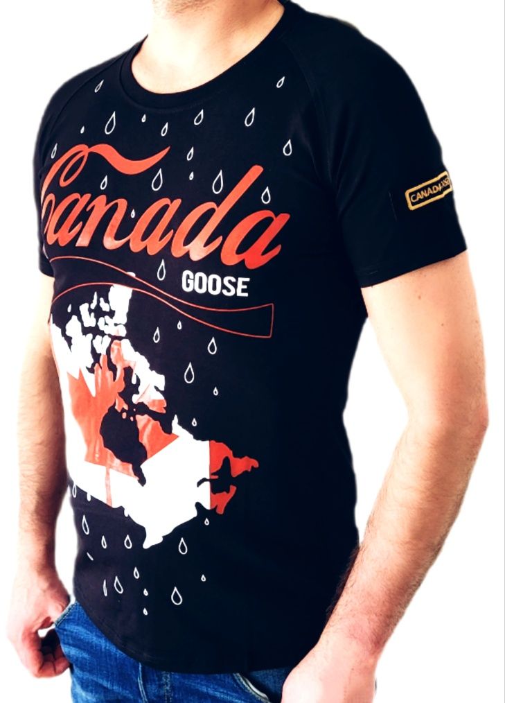 Koszulka T-Shirt męski Canada Goose czarna