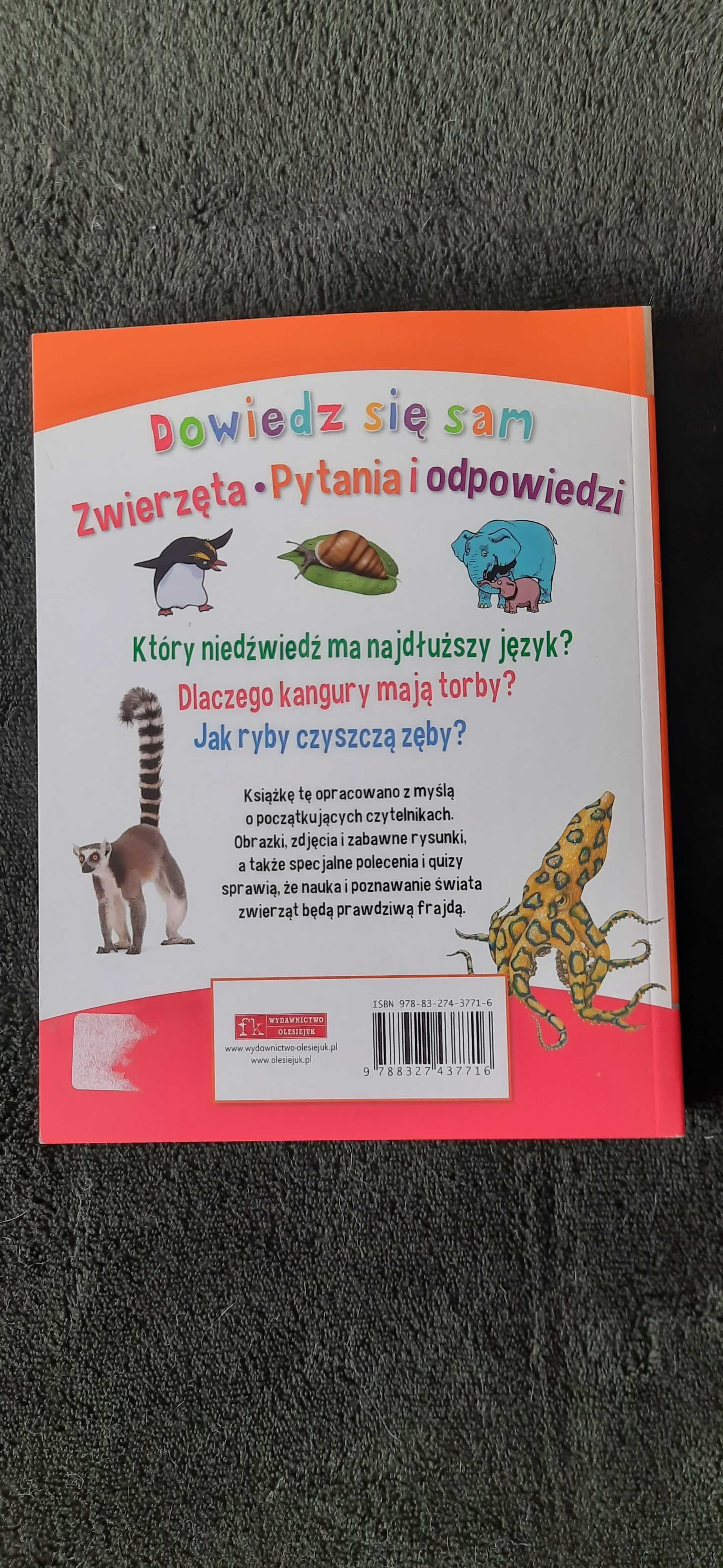 Książka dla dzieci i zwierzętach
