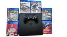 Konsola Sony PlayStation 4 Slim PS4 500GB + pad + gry