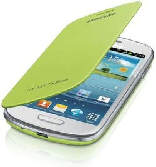R053 Capa Flip Verde Original Samsung Galaxy S4 Mini I9190 Novo