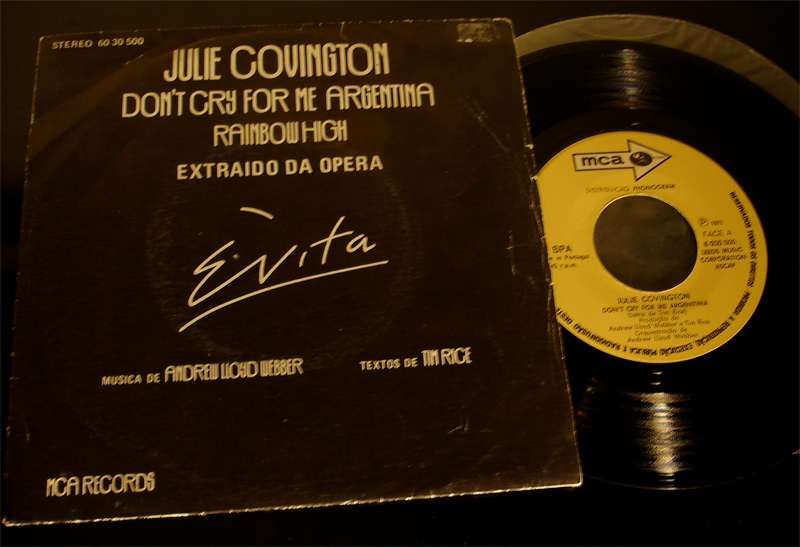 Julie Covington - Don't Cry For Me Argentina - VINIL 7"