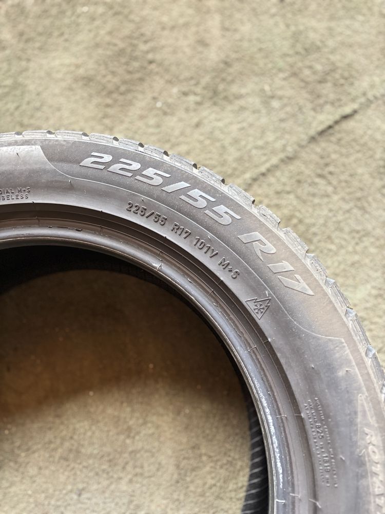 1x 225/55R17 101V PIRELLI SOTTOZERO 3 opona zimowa M+S 3PMSF XL