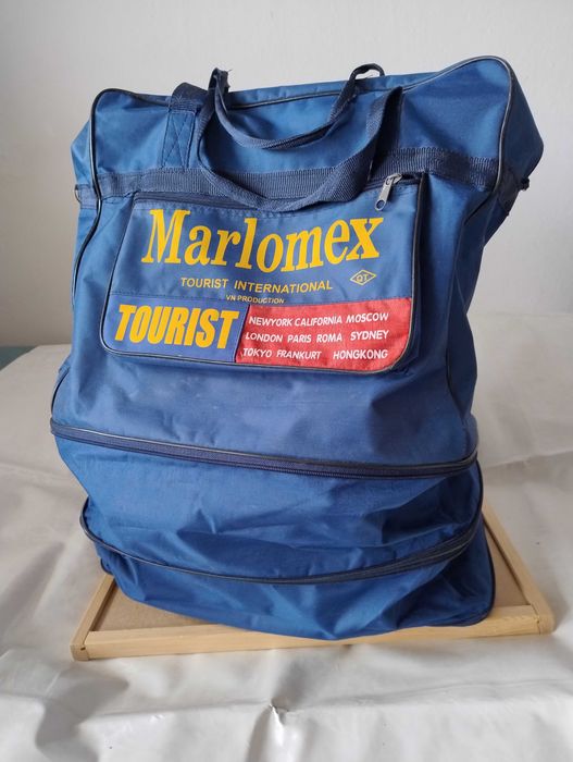 Torba sportowa Marlomex Tourist mocna torebka plecak saszetka siatka