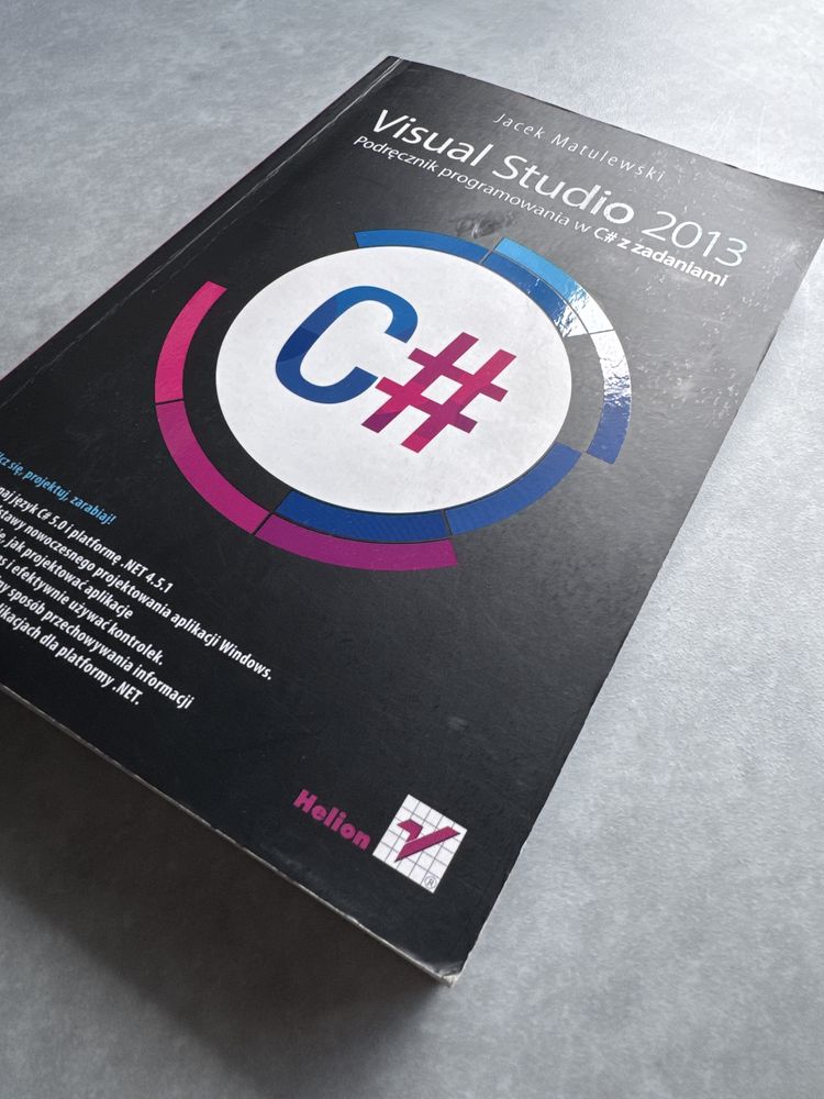 Jacek Matulewski Visual Studio 2013 C# podręcznik