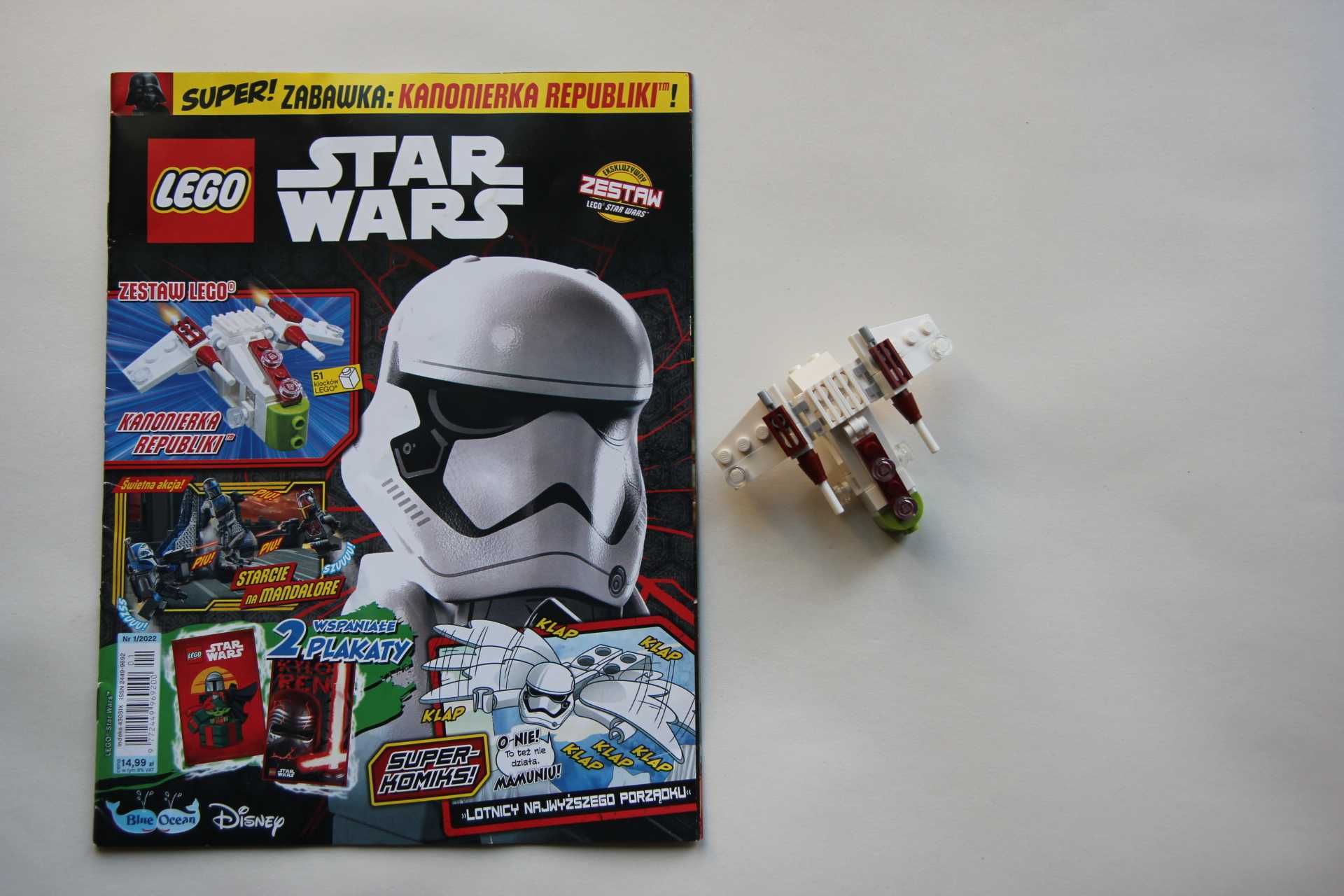 Lego Star Wars 3 gazety z klockami Lego