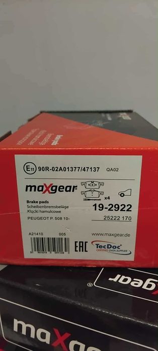 Klocki hamulcowe Peugeot 508