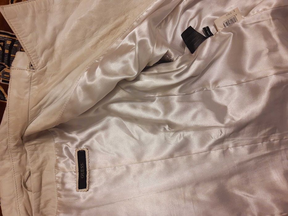 Тренч Guess, оригинал, натуральная кожа, размер М 42-46, плащ, пальто