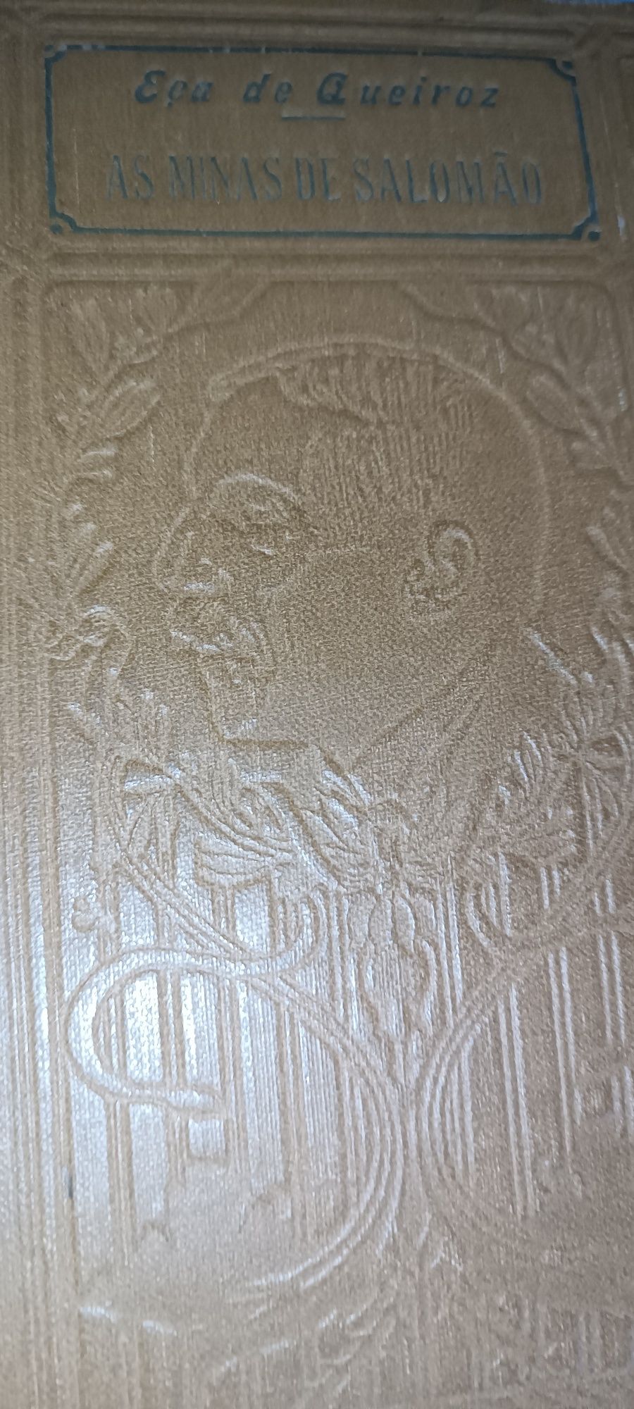 Antigo livro As Minas de Salomão de Eça de Queiroz 1922