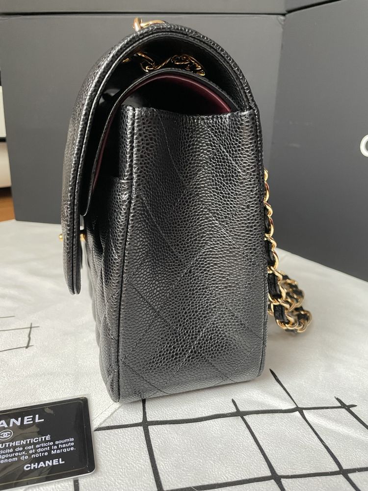 Torebka Flap Bag Jumbo Chanel Caviar Leather