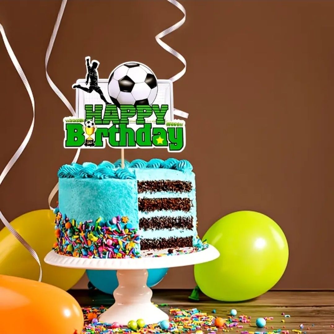 Topper na tort urodzinowy Piłka nożna
