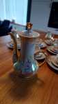 Serwis kawowy zestaw porcelany ZSRR kompletny Vintage