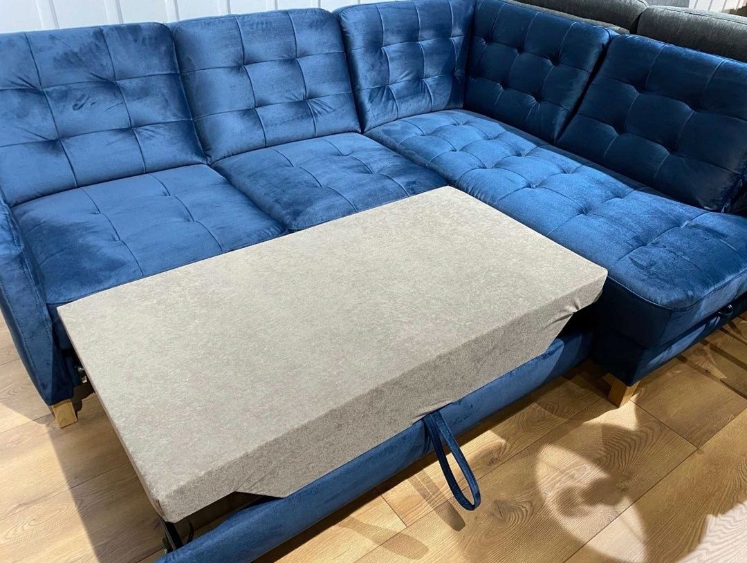 Sofa Nord z funkcja spania granat Gala Collezione w salonie 4700