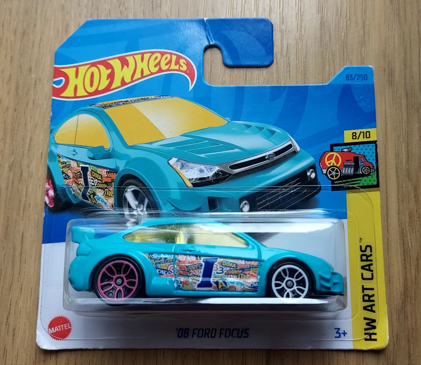 Ford Focus 08' Hot Wheels nowy