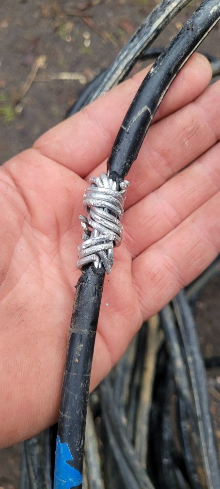 Przewód/kabel/linka aluminium około 70 mb