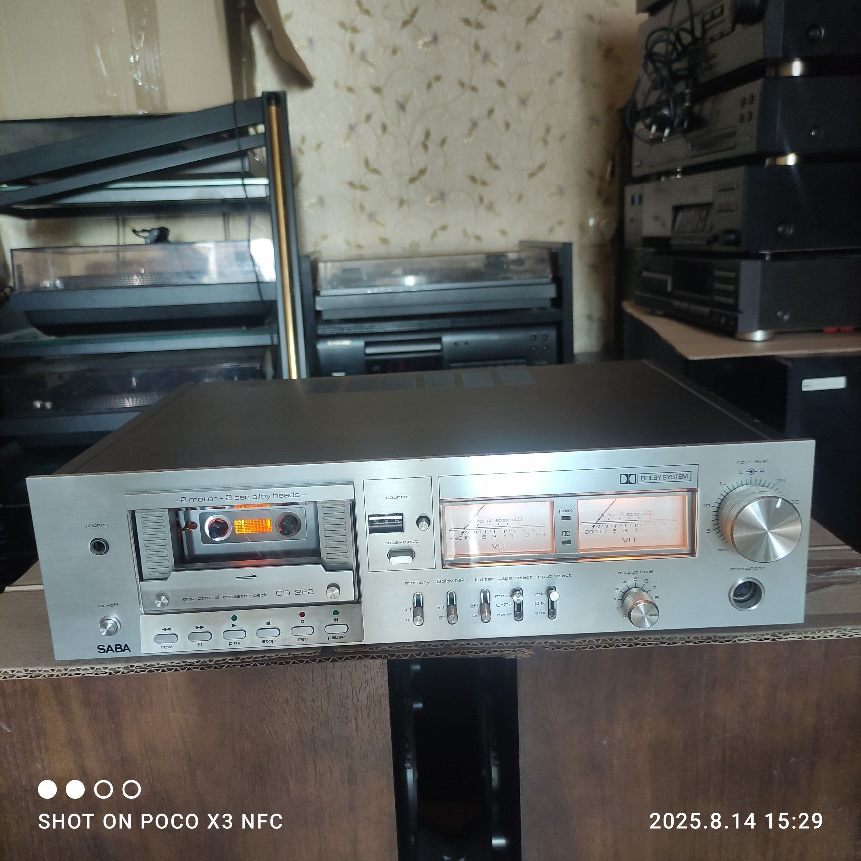 Кассетная дека SABA CD262