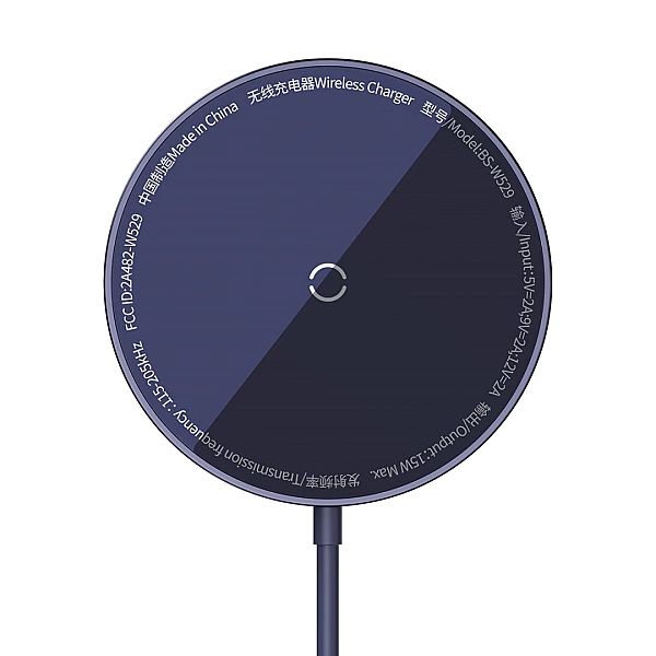 Baseus Simple Mini3 ładowarka magnetyczna MagSafe Qi 15W fioletowa