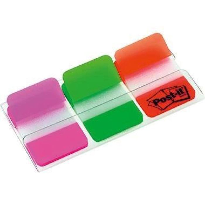 Znaczniki paskowe 3 kolory Post-It ,140x69 mm