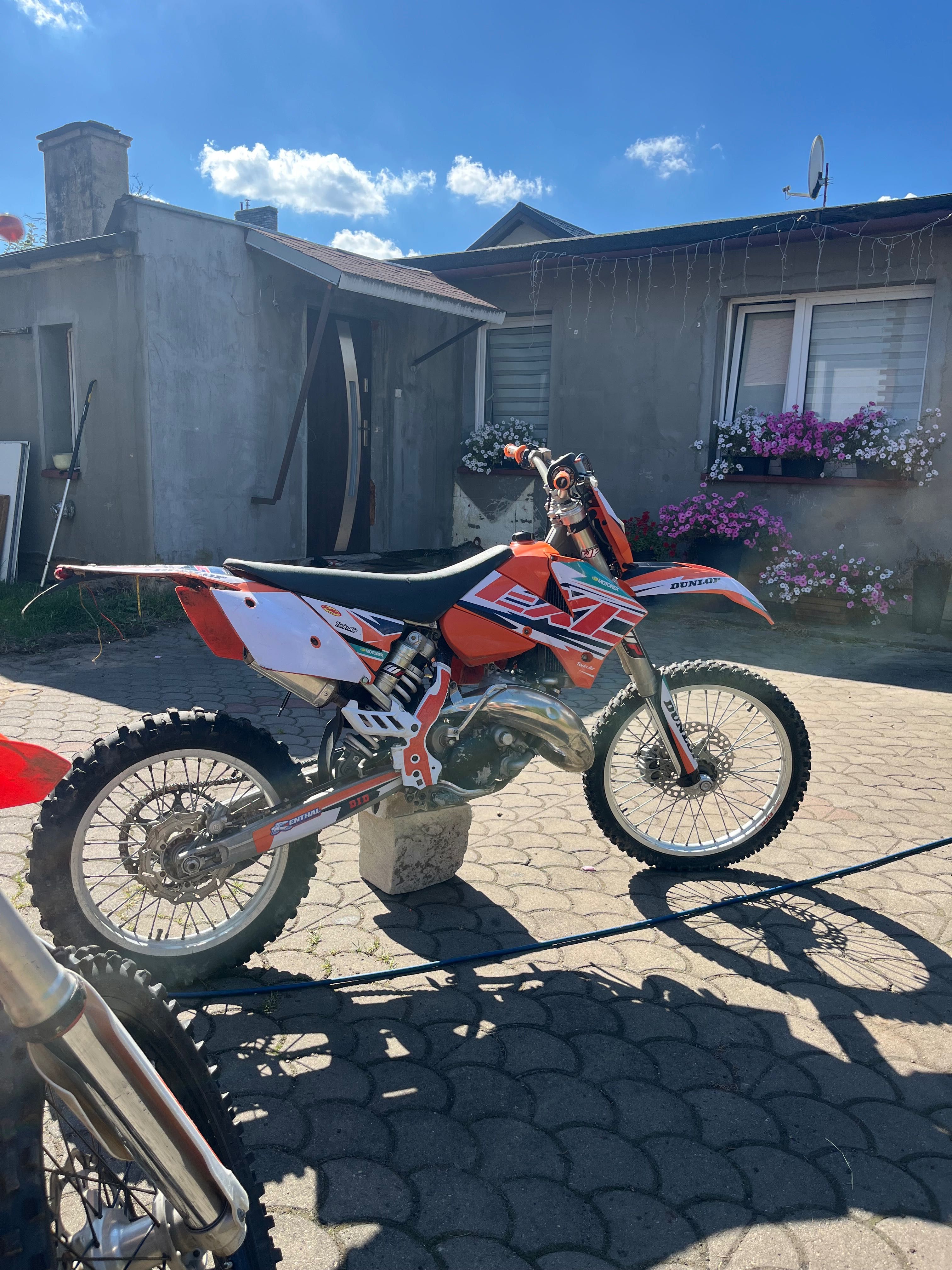 KTM exc 125 zarejestrowany