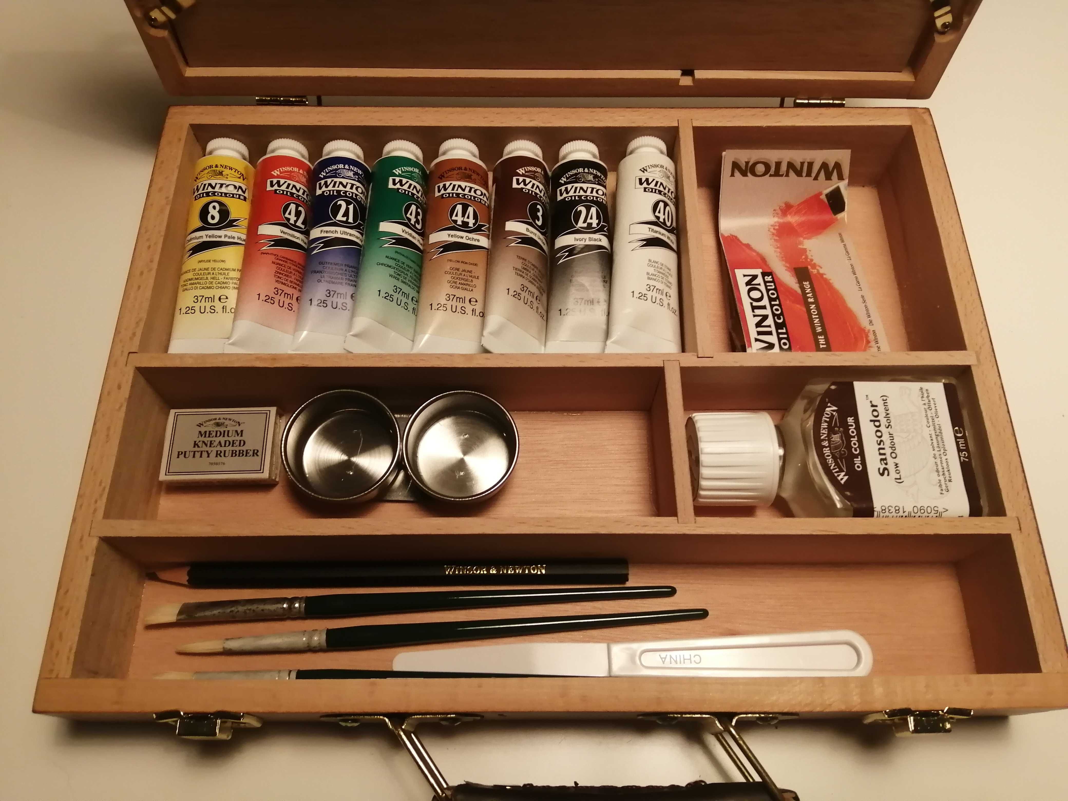 Caixa para pintura a óleo Windsor & Newton