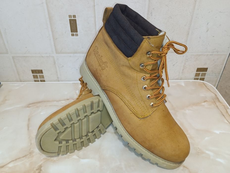 Идеальные Зимние Ботинки Dockers 45p Германия Нубук Термо МегаТеплые