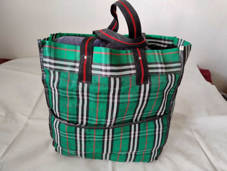 Torba torebka w paski 44x48 cm 39x35 cm torba na bagaż zakupy shoperka