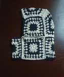 Handknit balaklava ręcznie robiona na szydełku czapka