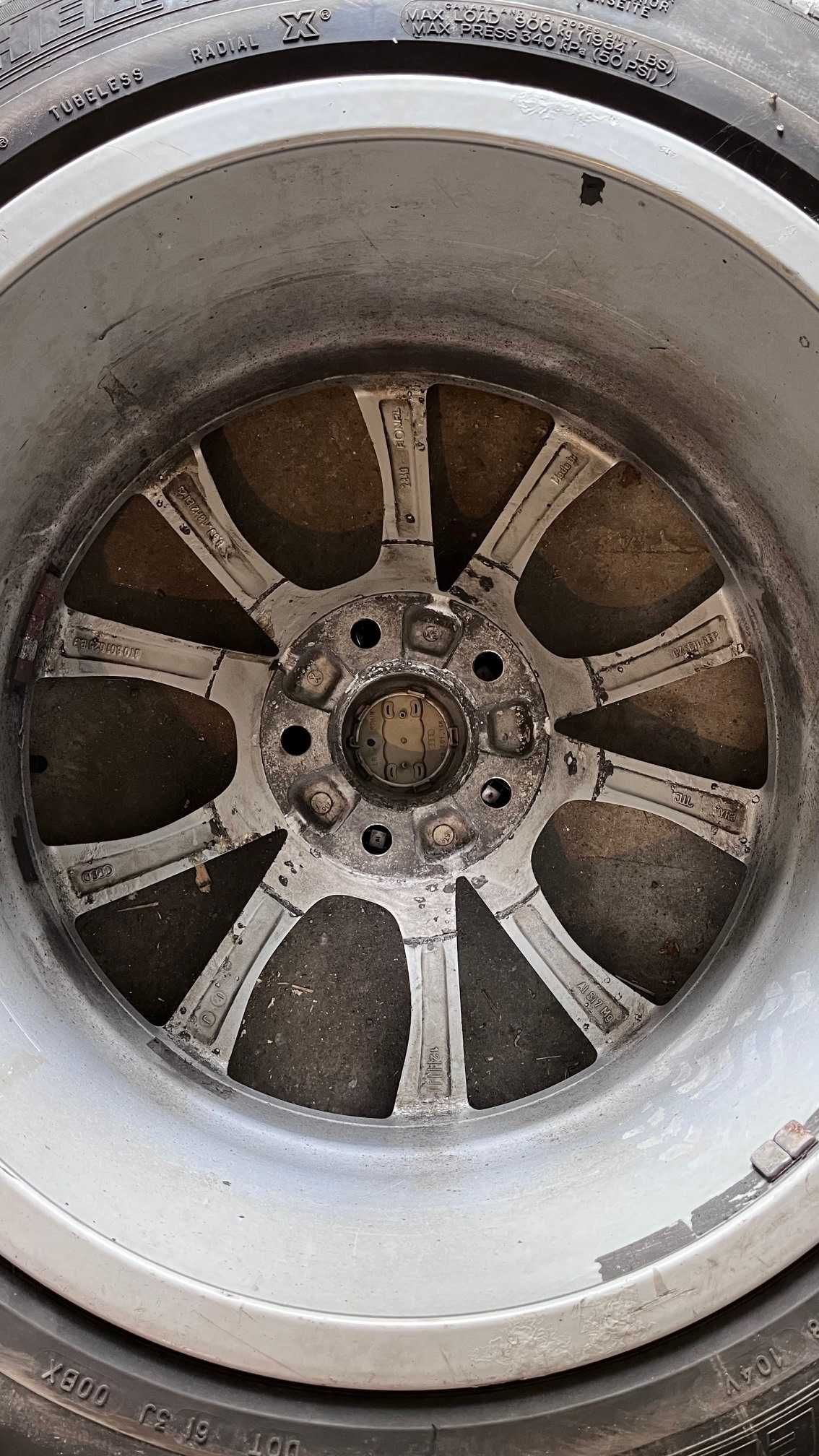 Oryginał felgi 18” 8T0 oem Audi A5 S5 A4 B7 B8 A6 C6 C7 5x112 z oponą