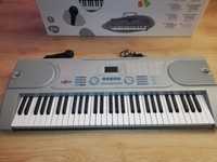 Keyboard organy zestaw z mikrofonem stan idealny nowy dla dzieci i mło
