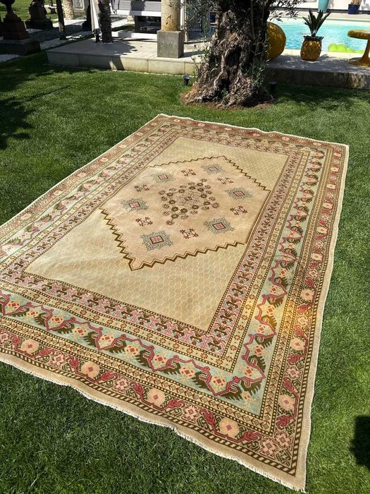 Dywan kaszmirowy wełniany Marocco Maroko ART DECO 300x200 gal 10 tys