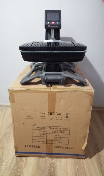 Pneumatyczno Automatyczna Prasa Termotranferowa 3D COMBO ALLinONE