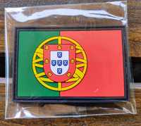 Emblema em borracha c/ velcro - bandeira de Portugal
