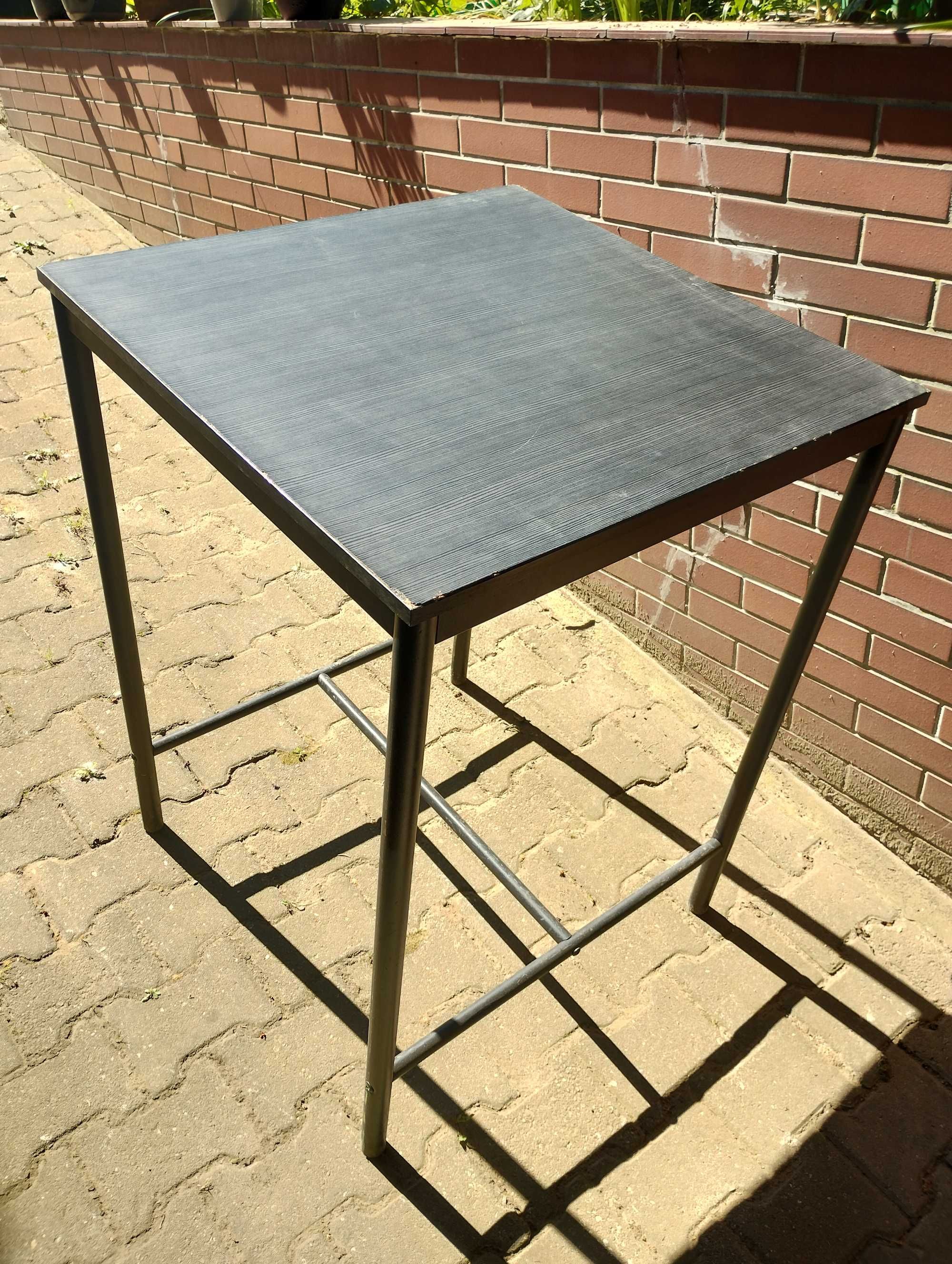 IKEA SANDSBERG Stół barowy czarny 67x67x92 cm