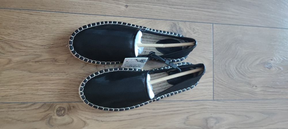 Espadryle czarne Zara