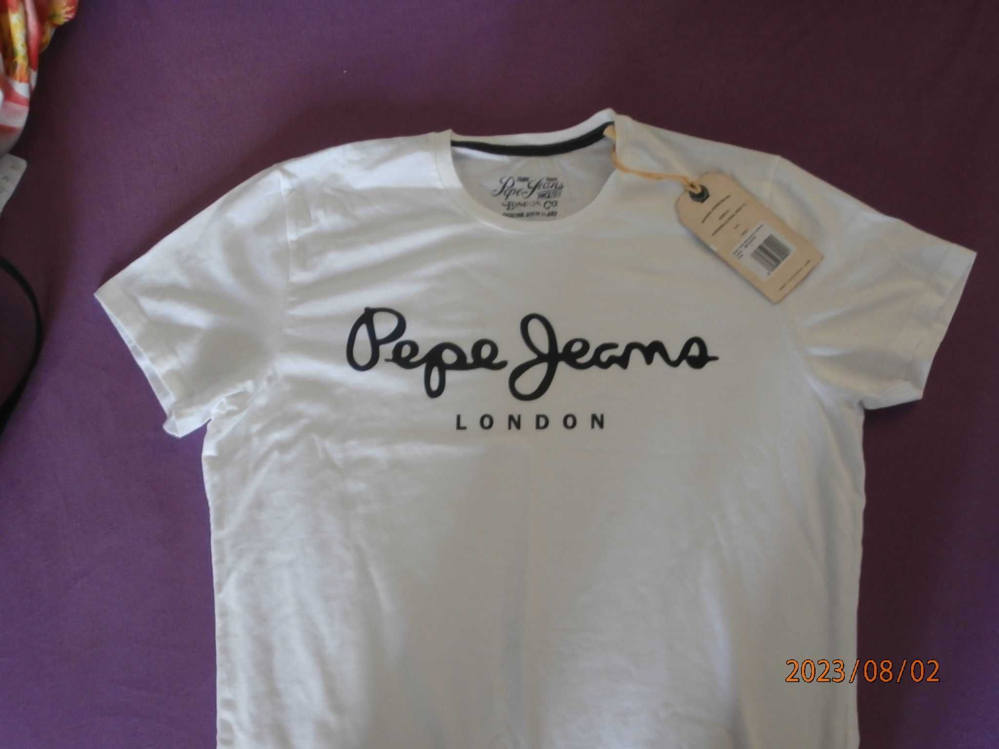 Koszulka T-shirt Pepe Jeans rozm. L z metki wymiary w ogł. ( NOWA )