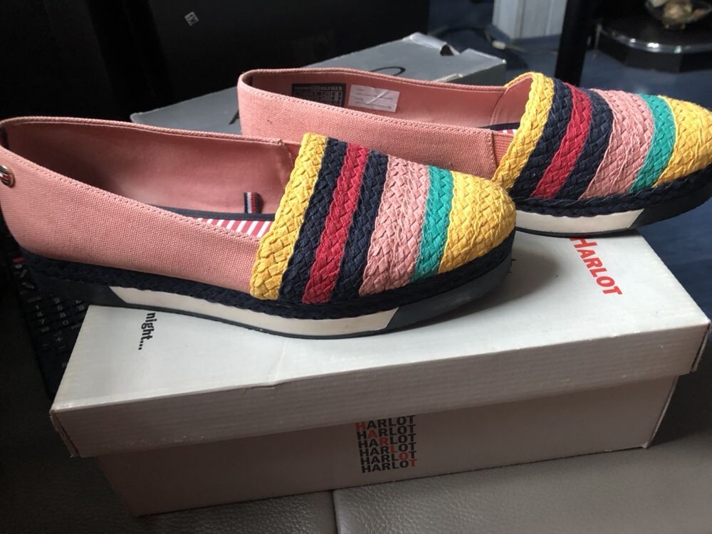 Tommy hilfiger espadryle oryginalne buty saszki baleriny okazja!