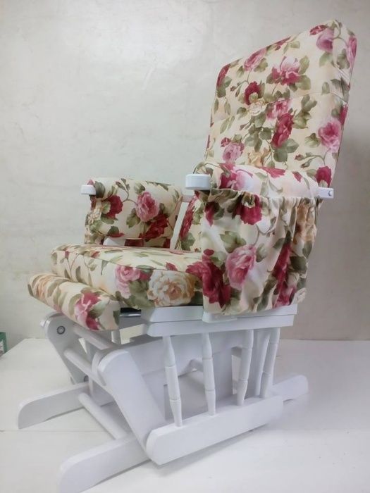 Fotel bujany , angielskie róże , na prezent