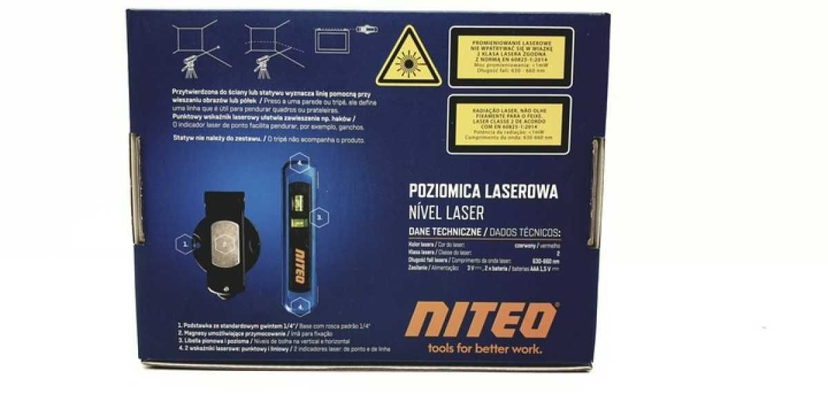 Poziomica laserowa Niteo Tools