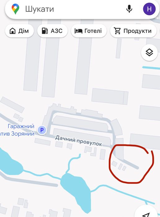 Продам два місця під гараж АГК Зоряний(пров. Дачний)