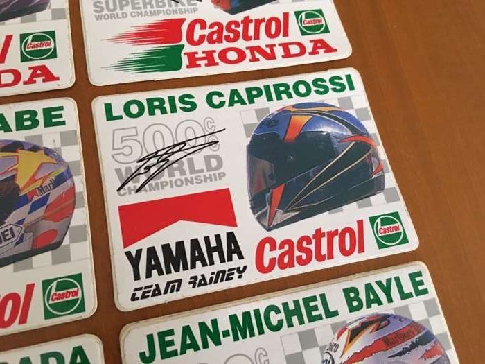 Autocolantes anos 80 / 90 yamaha honda Castrol