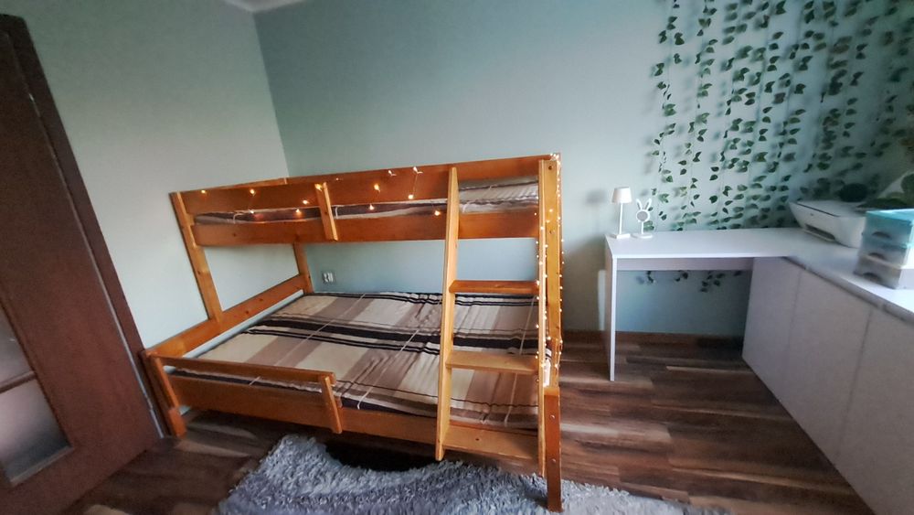 Łożko piętrowe 3 osobowe