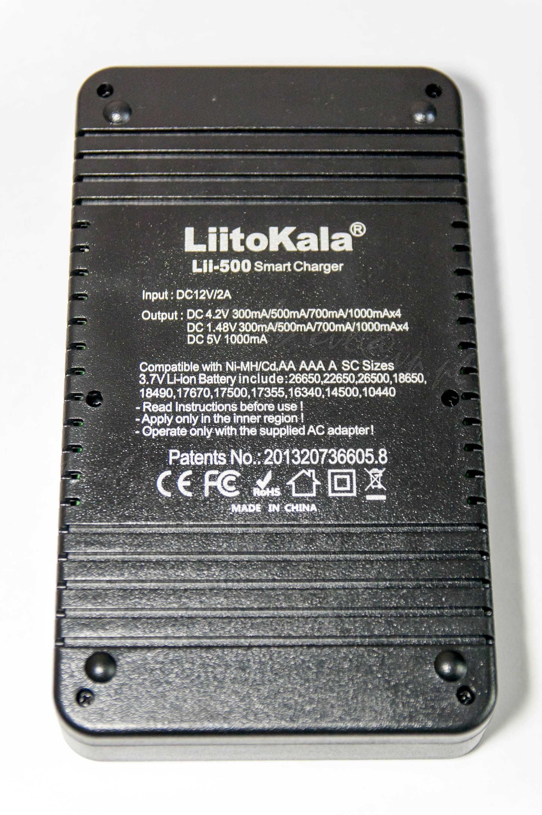 Ładowarka Liitokala Lii-500 - 4 banki Li-Ion/AA/AAA